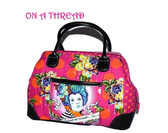 Tula Pink Dr.s Bag | Tula Pink Painted Roses | Tula Pink |