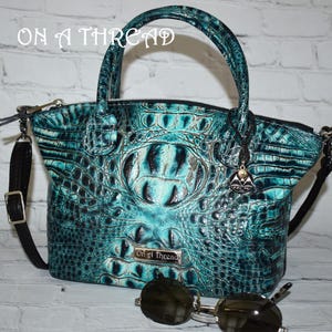 Crocodile Leather Pinch Satchel |  Crocodile Bag | Genuine Leather Crocodile Bag | Crocodile Purse