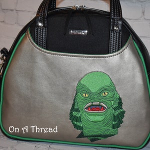 Monster Purse | Creature From The Black Lagoon Purse | Bowler bag |