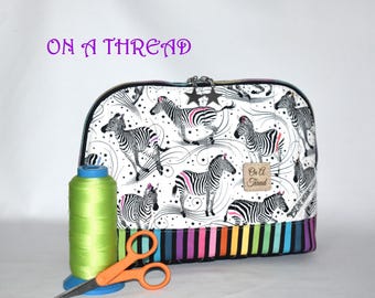 Tula Pink Pouch | Quilted Case | Supply Case | OOP Linework