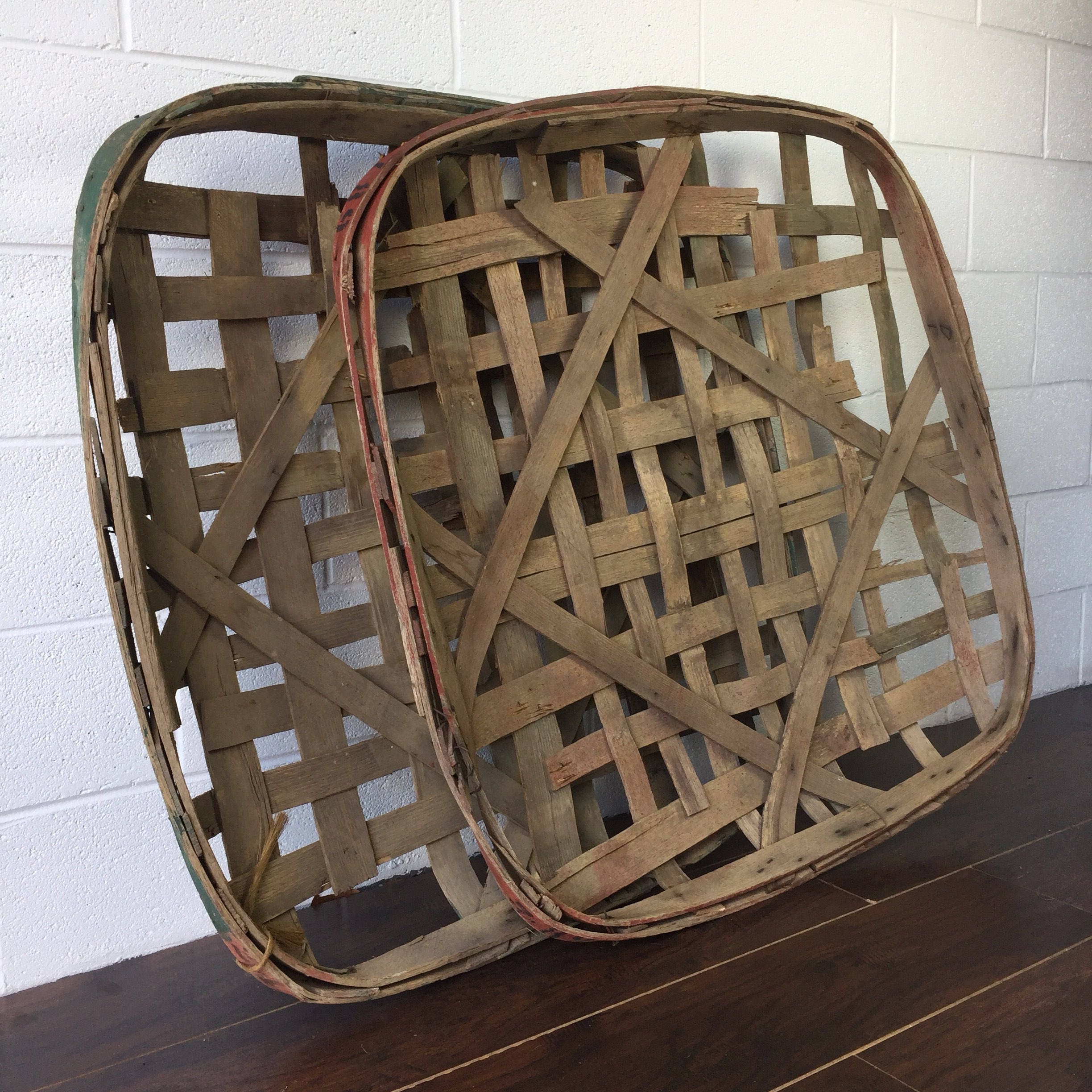 Vintage Tobacco Baskets 1950s Free Aldie VA Pick up/Shipping Etsy