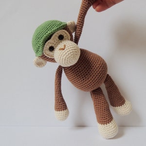 Crochet pattern monkeys Michel and Robin Amigurumi pattern monkey image 5