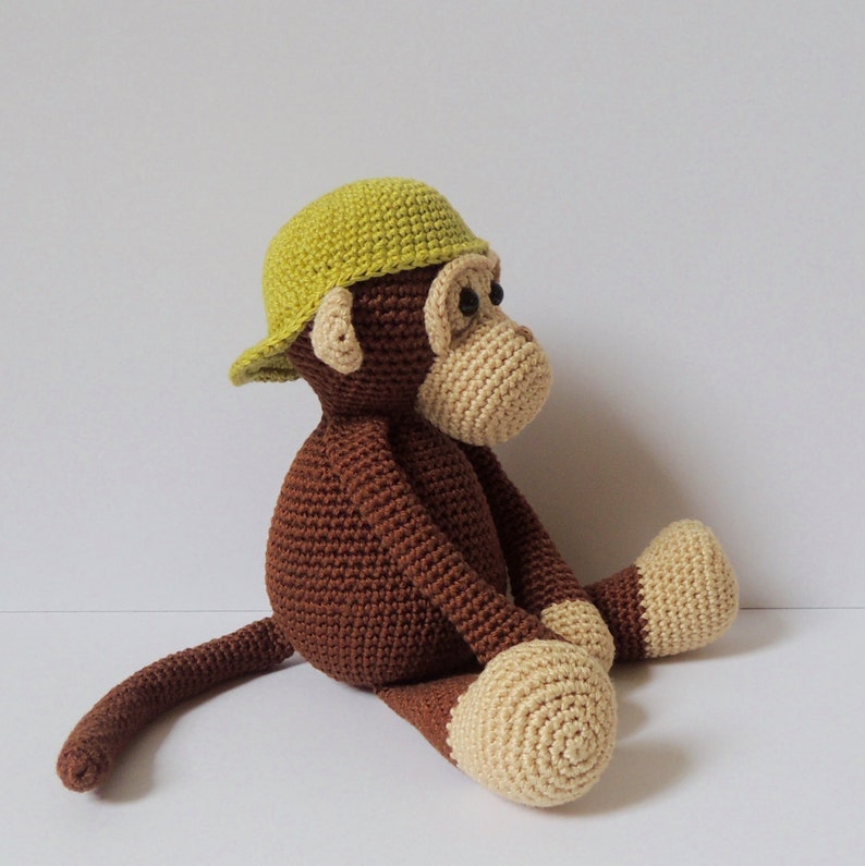 Crochet pattern monkeys Michel and Robin Amigurumi pattern monkey image 3