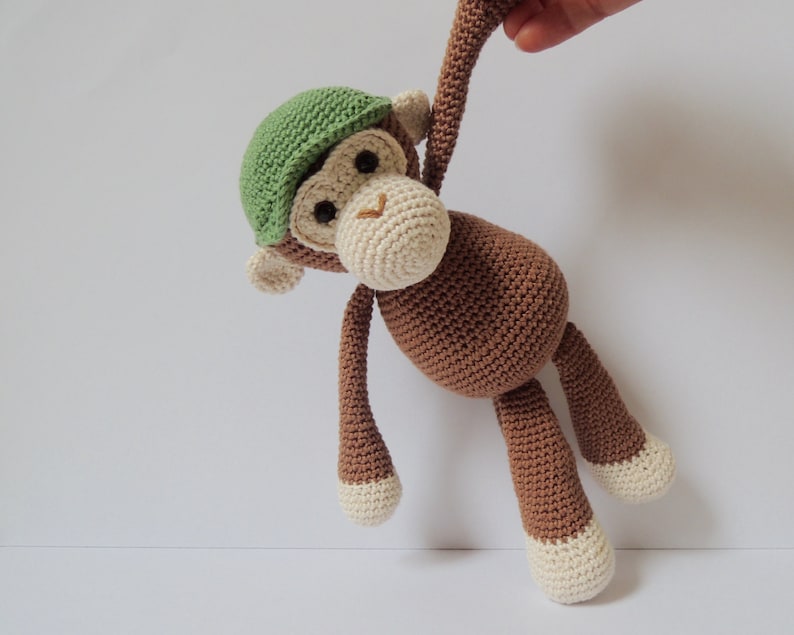 Crochet pattern monkeys Michel and Robin Amigurumi pattern monkey image 5