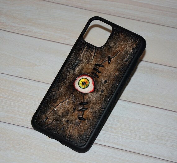 Iphone 10 X Case Horror Zombie Eyes Custom Phone Case Undead Etsy