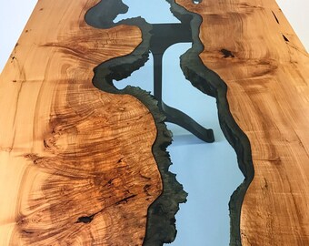 wood slab table etsy