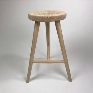 Custom Stools, handmade stool, kitchen stool, counter hight stool, walnut stool, white oak stool, oak stool, wood stool, wooden stool image 7