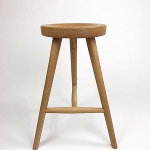 Custom Stools, handmade stool, kitchen stool, counter hight stool, walnut stool, white oak stool, oak stool, wood stool, wooden stool Bild 10