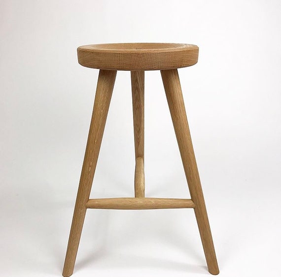 Enso Bar Stool - Solid Wood Stool - Handmade in Columbus Ohio – T.Y. Fine  Furniture