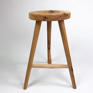 Custom Stools, handmade stool, kitchen stool, counter hight stool, walnut stool, white oak stool, oak stool, wood stool, wooden stool Bild 8