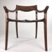 Maloof low back chair, dinning chair, Sculpted chair, chair and ottoman 