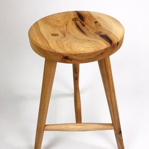 Custom Stools, handmade stool, kitchen stool, counter hight stool, walnut stool, white oak stool, oak stool, wood stool, wooden stool Bild 9