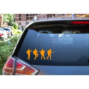 4 Dancing Daves Vinyl Aufkleber Aufkleber Auto Fenster Laptop Becher Tasse Benutzerdefinierte Farben Custom Sizing