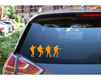 4 Dancing Daves Vinyl Decal Sticker Car Window Laptop Tumbler Cup Custom Colors Custom Sizing