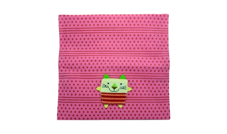 Orange Pink Hikosen Cara Purple Cat Polka Dot Pouch Red A Brand of Japan Handmade Blue