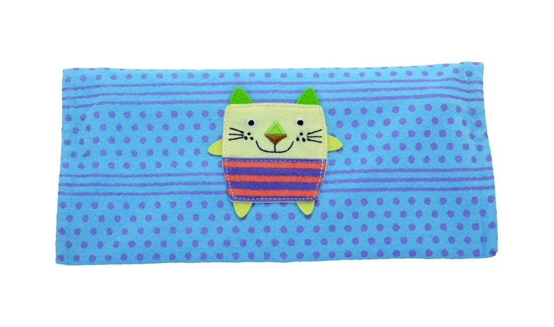 Orange Pink Hikosen Cara Purple Cat Polka Dot Pouch Red A Brand of Japan Handmade Blue