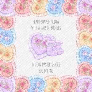 Watercolour Baby Bootees Hand-painted Clip Art with 12 x 12 ready-made border arrangement image 2