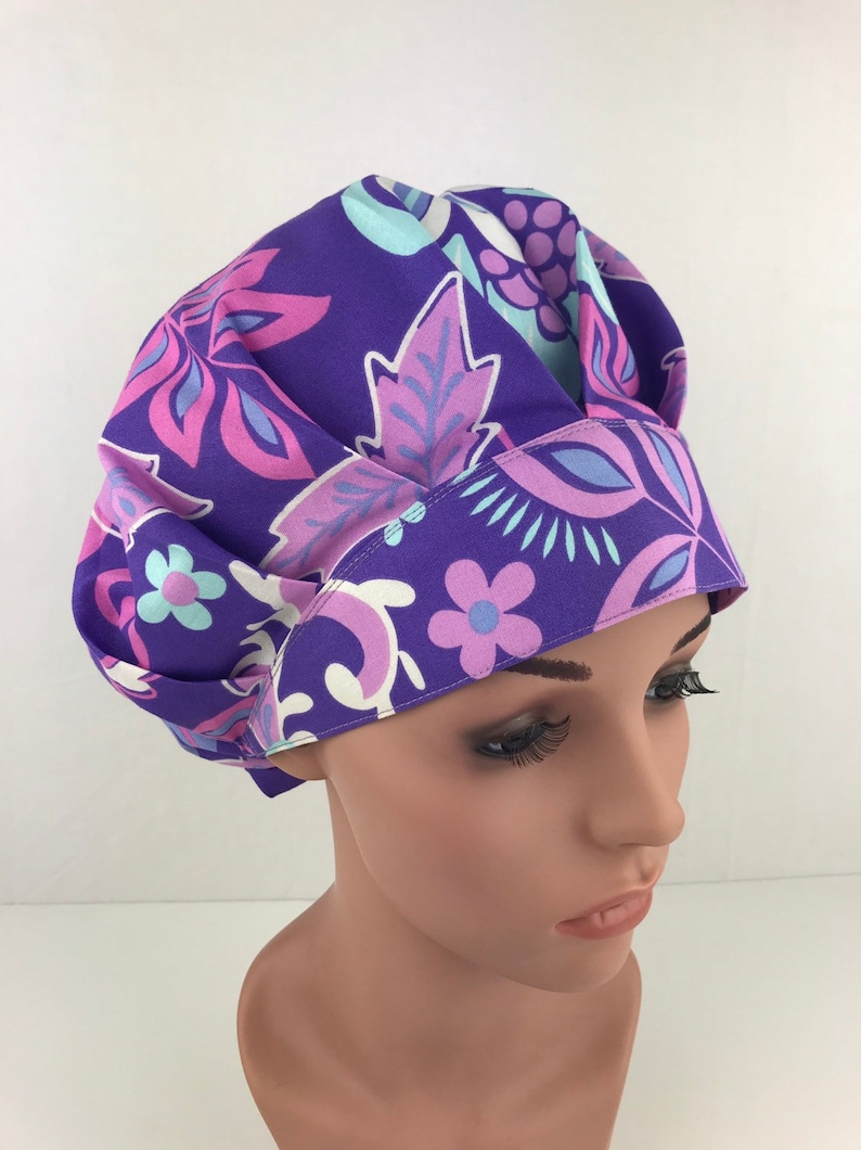 BOUFFANT STYLE SURGICAL Scrub Hat HALLOWEEN