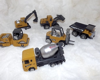Miniature Construction Vehicle Toys, Dollhouse Train Layout Upgrades