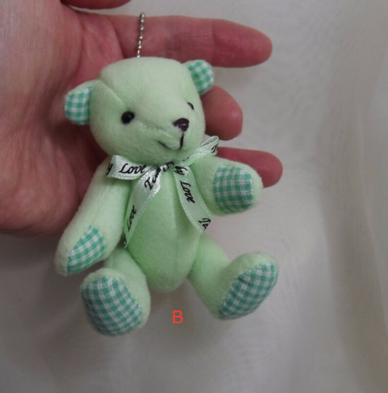Miniature Teddy Bears Bear Ornaments Animal Key Chains Bear Brooch Dollhouse Bears Bear Pendants Bear Key Chains Handmade Bears