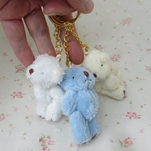 Miniature Plush Teddy Bears. Dollhouse Toys, Bears, Bedroom Accessories. Key Chain. Bear Key Chains. Bear Ornaments. Bear Pendants
