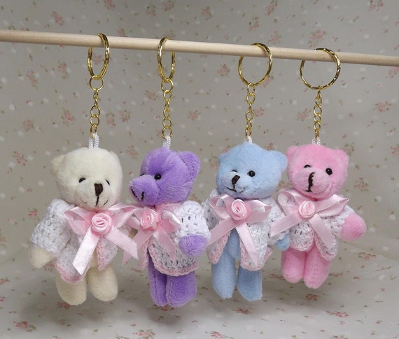 Miniature Teddy Bears Bear Ornaments Animal Key Chains Bear Brooch Dollhouse Bears Bear Pendants Bear Key Chains Handmade Bears