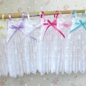 Miniature Dollhouse Nightgown. Dollhouse Bedroom Accessories. Dollhouse Clothes. Handmade Dollhouse Clothes . Miniature Dollhouse Negligee
