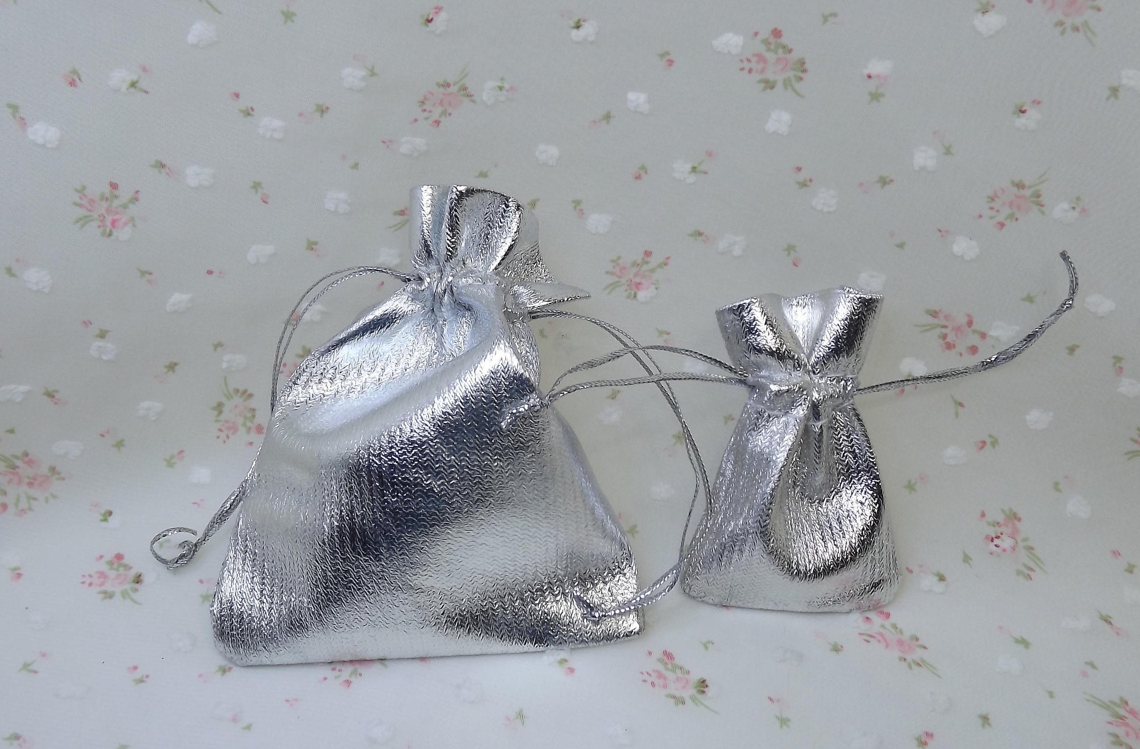 Wambere Satijnen tasjes met trekkoord, 10 stuks, kleine stoffen buit trekkoord, cadeautas, sieraden, snoepzakjes, bruiloft, gunsttas voor geschenkverpakking, 10 × 15 cm, koningsblauw