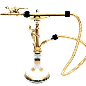 Double Dinosaur Hookah Full Set Luxury Shisha Mini Unique solid Brass Hookah