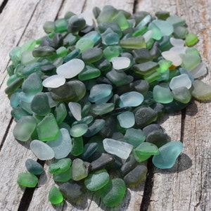 Bulk Sea Glass Beach Glass Sea Glass Bulk Wedding Glass Clear green olive 270Pieces Supplies Crafting Sea Glass genuine sea glass SMALL#77