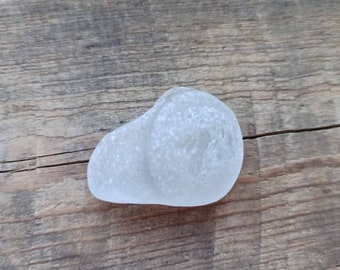 Large Light Sea Glass Piece Beach Glass Pendant Sea Glass