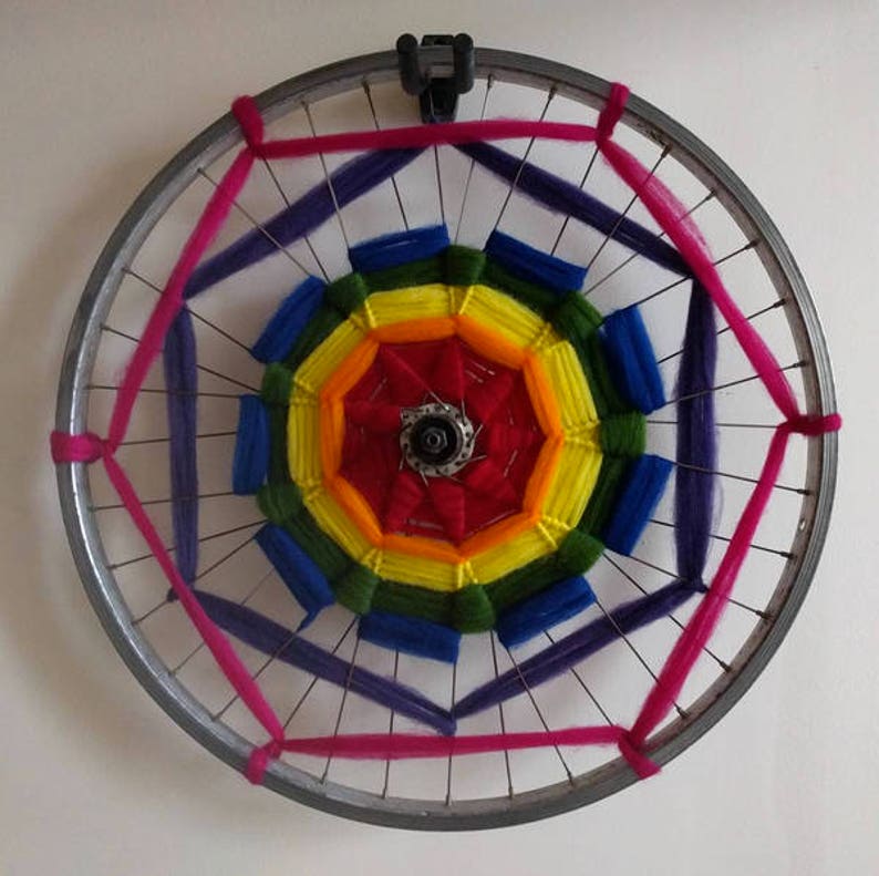 Woven Bicycle Wheels Custom Wall Decor Etsy