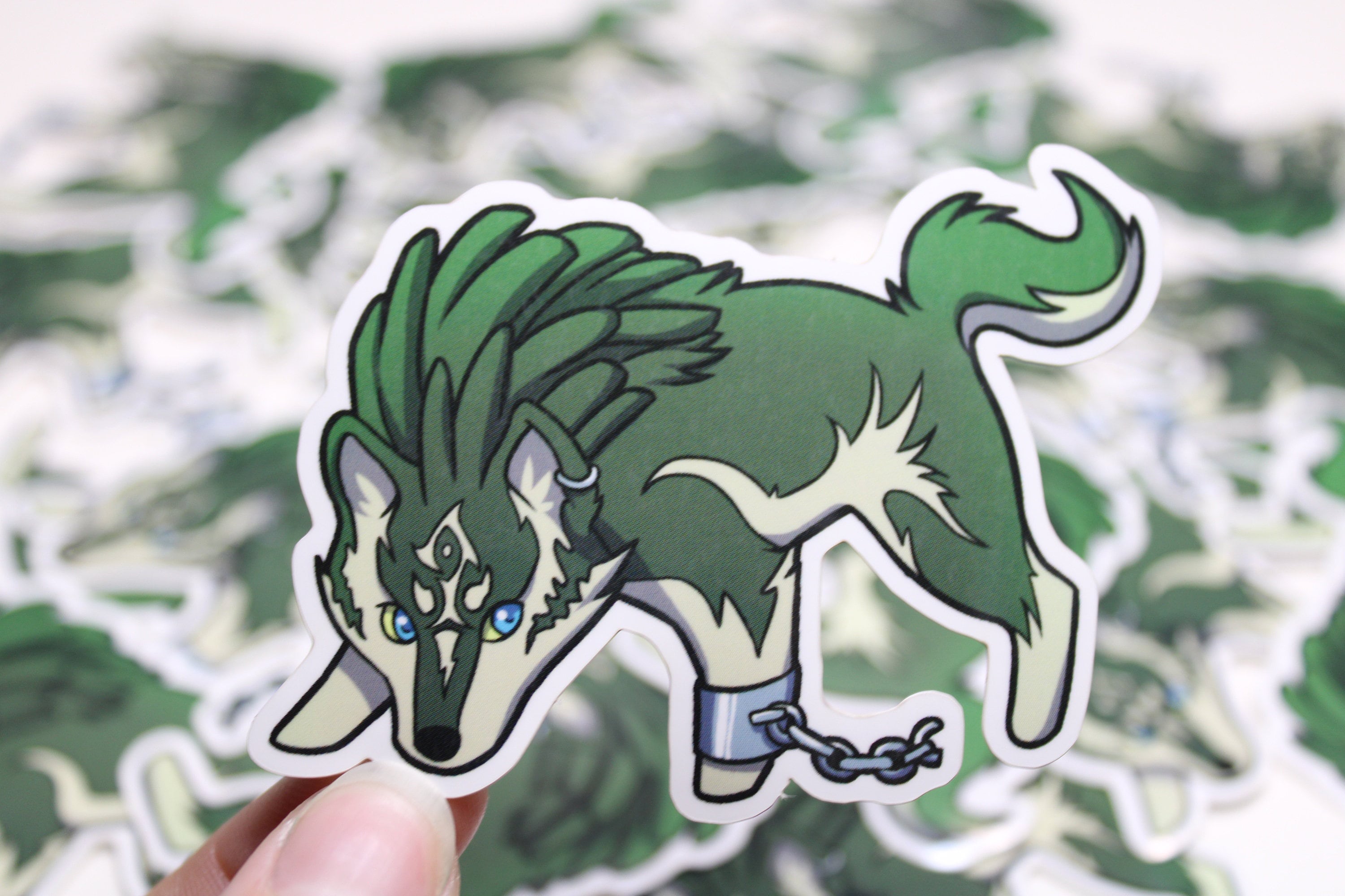 Wolf Link Vinyl Sticker Etsy
