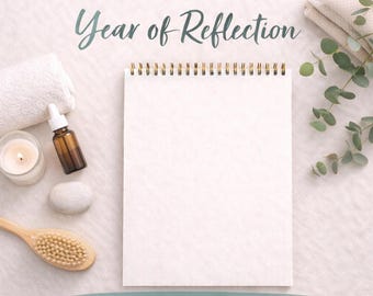 Burnout Recovery Reflection Journal | Gentle End of Year Reset | Printable Self Care Workbook for Exhaustion, Stress & Healing