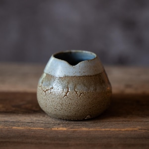 Handmade Ceramic Yerba Mate Gourd – Wheel-Thrown Stoneware with Optional Bombilla & Travel Case