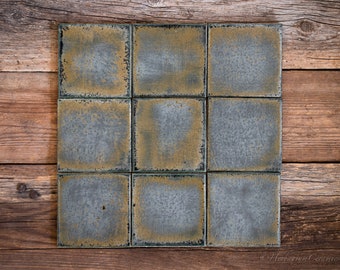 Handmade ceramic tiles for kitchen backsplash/bathroom/fireplace - Wall tile - Decorative tile