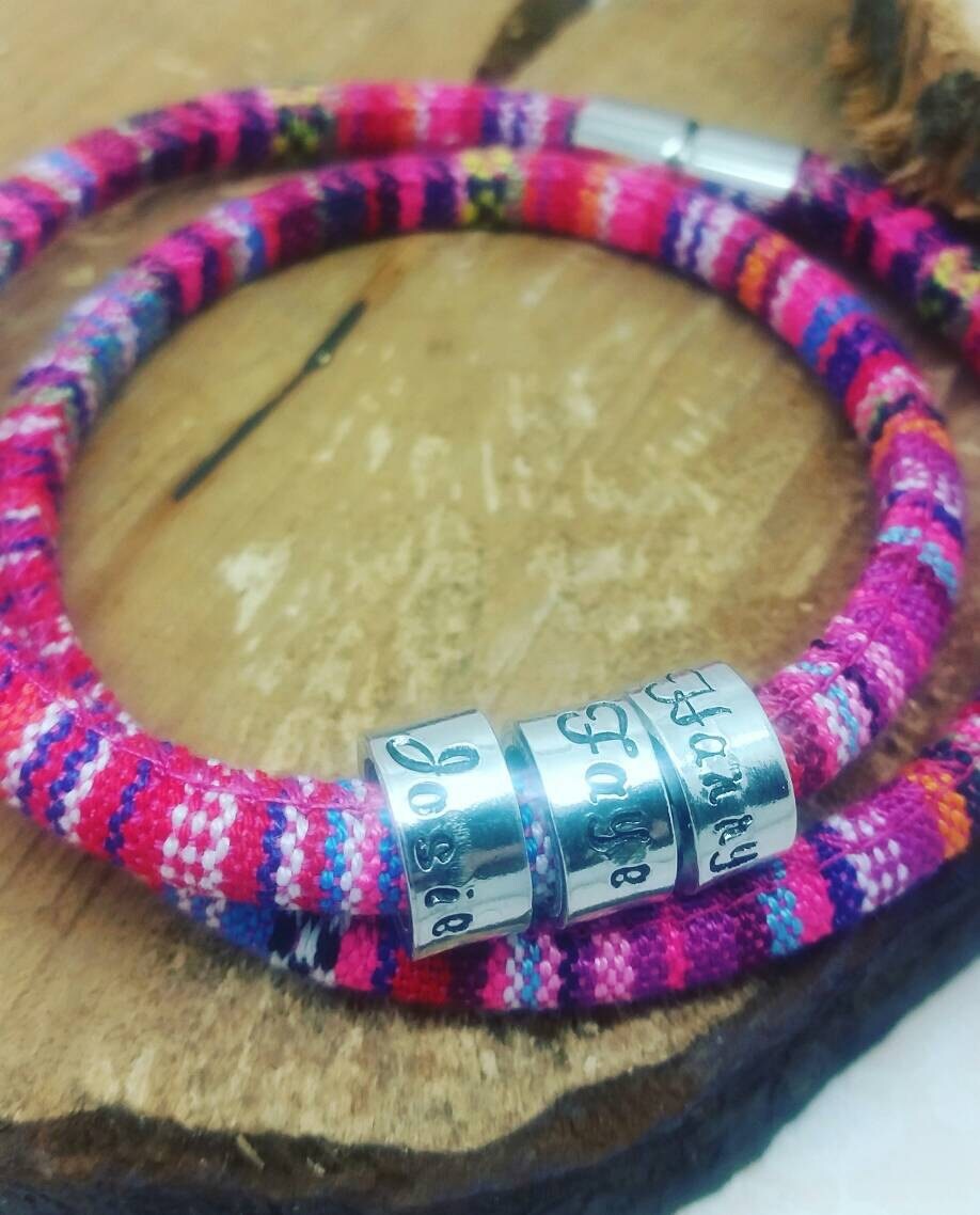 Cord wrap bracelet carnival cotton wrap cord bracelet Etsy