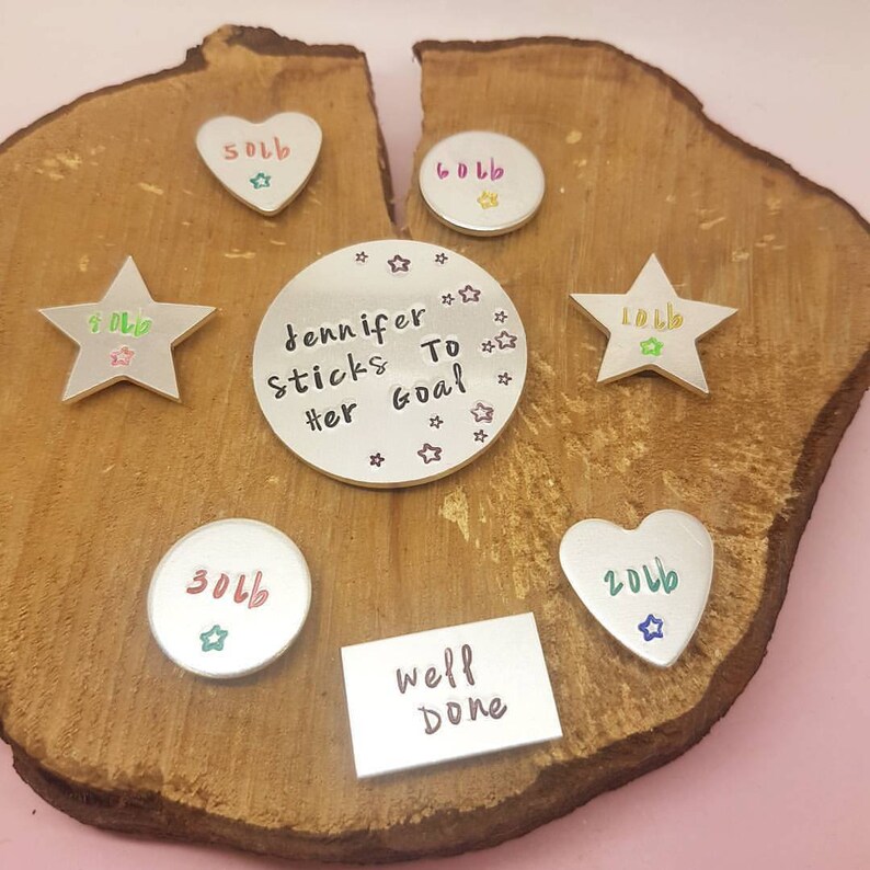 Weight loss trackers fridge motivation diet weight Etsy