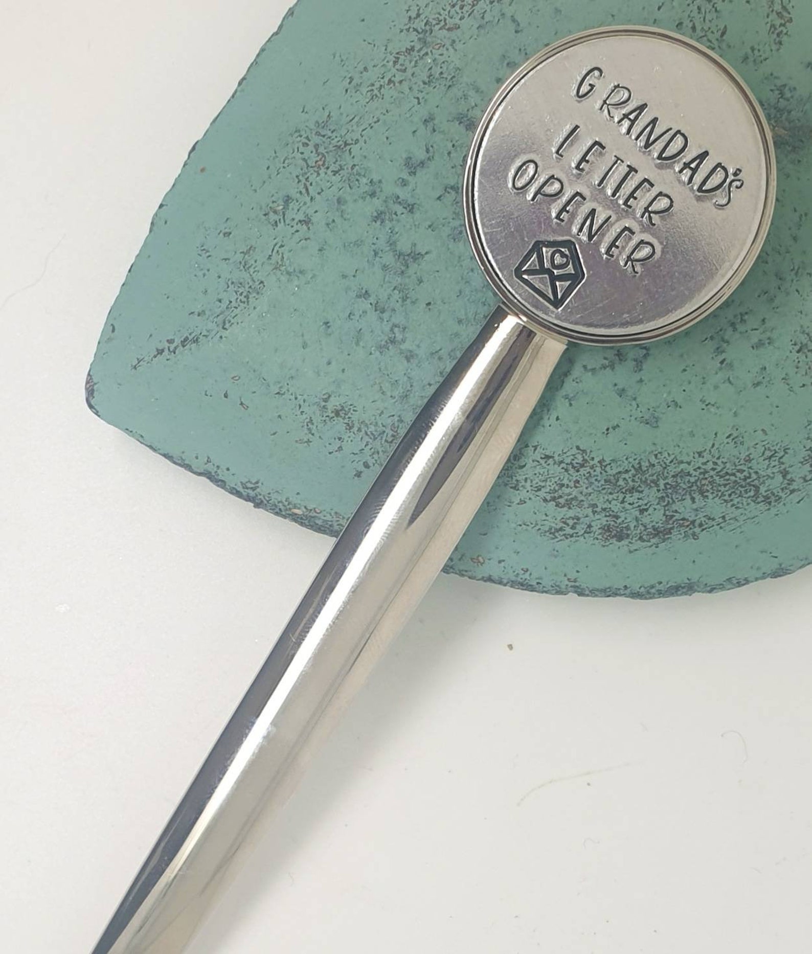 Hand Stamped Letter Opener Gifts for Her Gifts for Him Etsy
