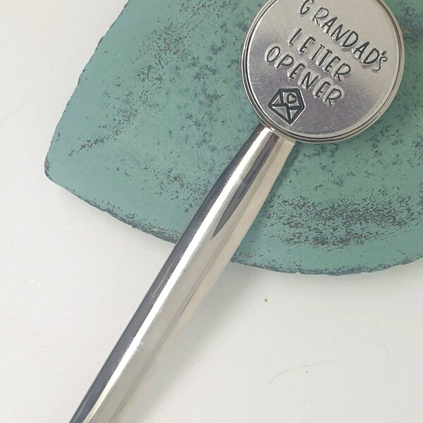 Hand Stamped Letter Opener Gifts for her  Gifts For Him Personalised  Bespoke Handmade Personalised Gifts Custom Gifts