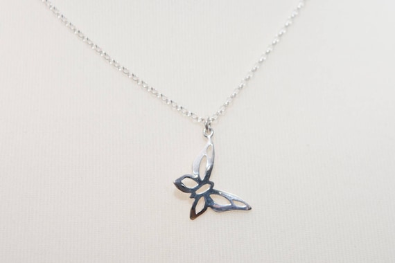 Butterfly Necklace, Butterfly bracelet, Sterling Silver Jewellery, Matching Jewellery,