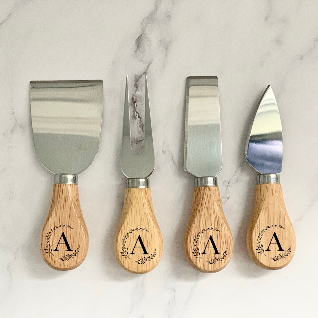 Personalized, Cheese Knife Set, Cheese Knives, Gift for Mom, for
