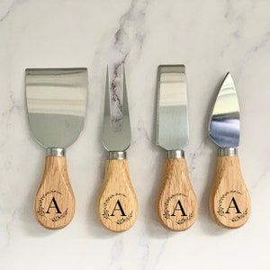 Personalized, Cheese knife set, cheese knives, gift for mom, for housewarming, cheese spreader, wedding gift for couple, charcuterie knives