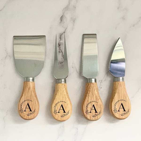 Personalized, Cheese knife set, cheese knives, gift for mom, for housewarming, cheese spreader, wedding gift for couple, charcuterie knives