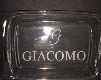 Personalized Pyrex Casserole Dish | Custom Baking Dish | Personalized Housewarming Gift