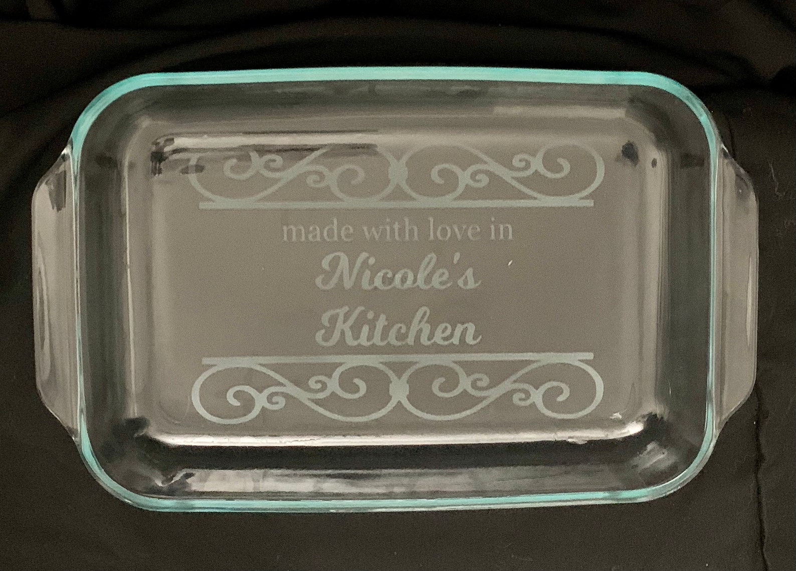 Personalized Pyrex Casserole Dish Casserole Dish Custom - Etsy