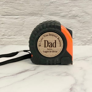 Personalized tape measure, gift for dad for Father’s Day, Grandpa gifts, dad tape measure, personalized dad gifts, Gift for Papa, custom