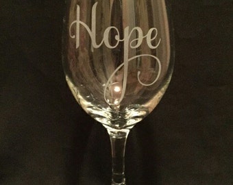 Personalized Wine Glass