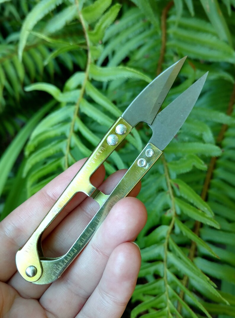 Rustic Gold Thread Snippers Etsy