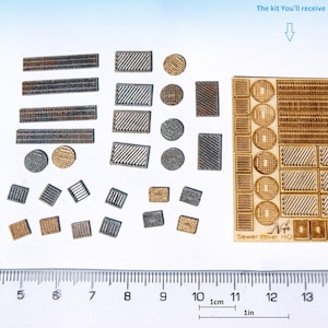 HO OO scale Manhole Covers Storm drain sewer set miniature model railway diorama